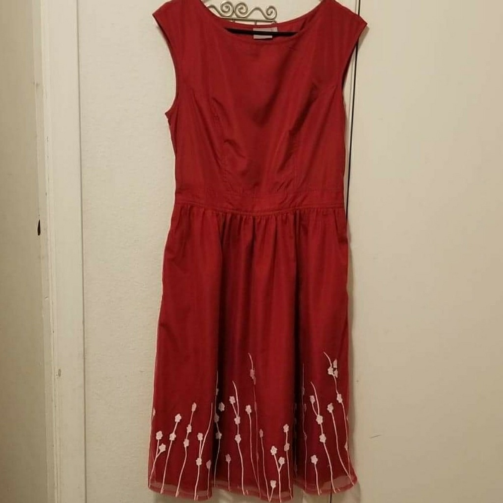 Red dress